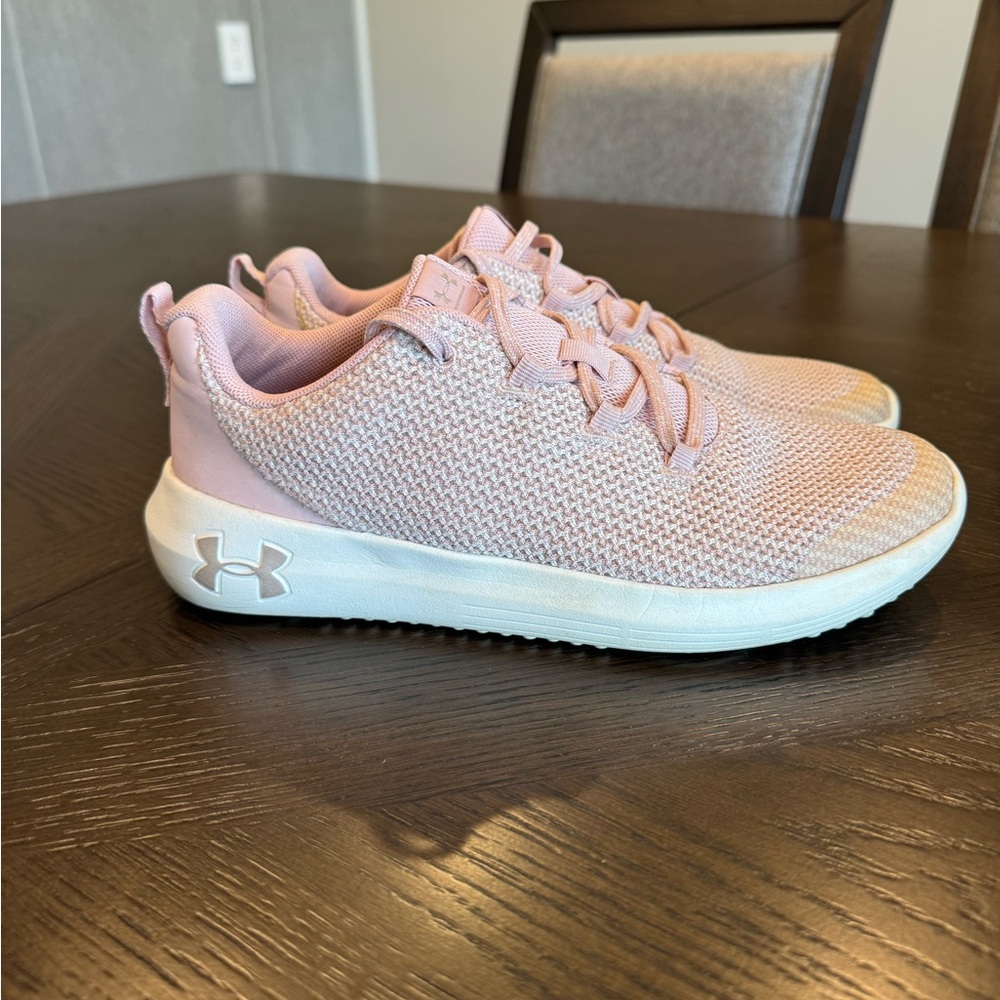 Under Armour Light Pink Sneakers Used